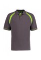 Poloshirts Kustom Kit Oak Hill KK615 charcoal-lime